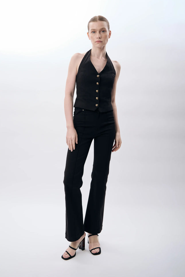 Yüksek Bel Pantolon(Siyah)