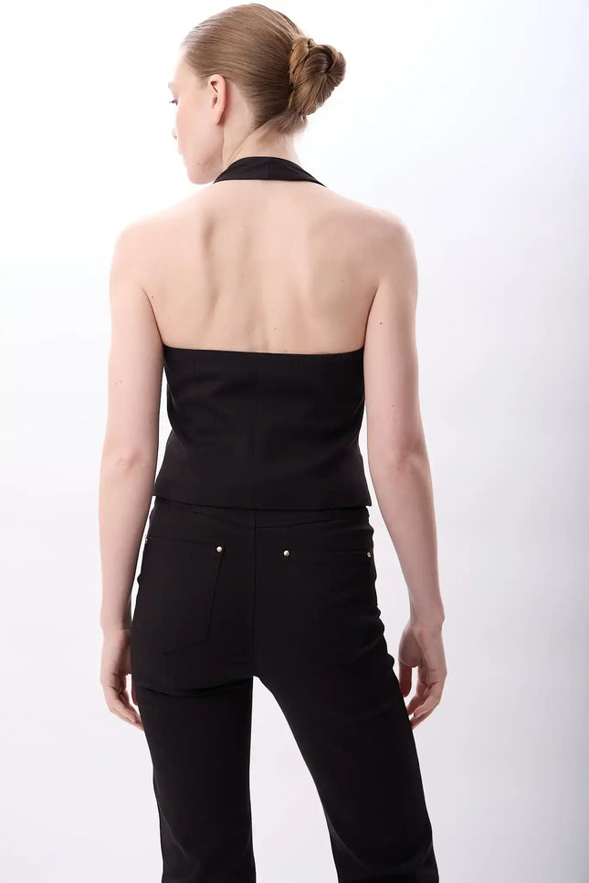 Yüksek Bel Pantolon(Siyah)