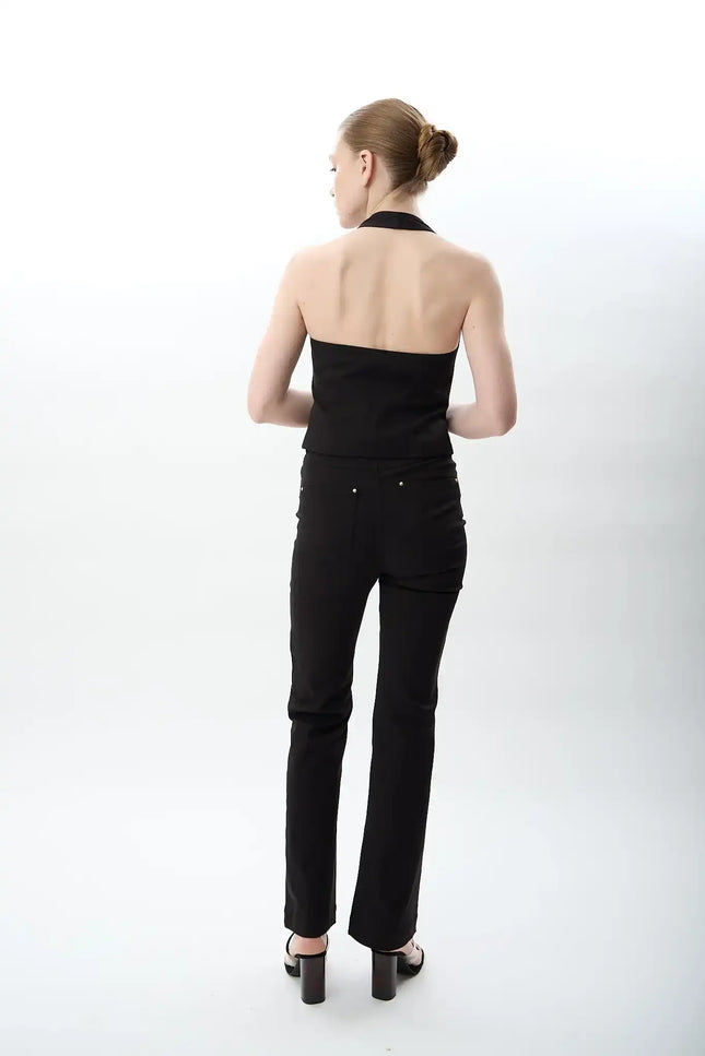 Yüksek Bel Pantolon(Siyah)