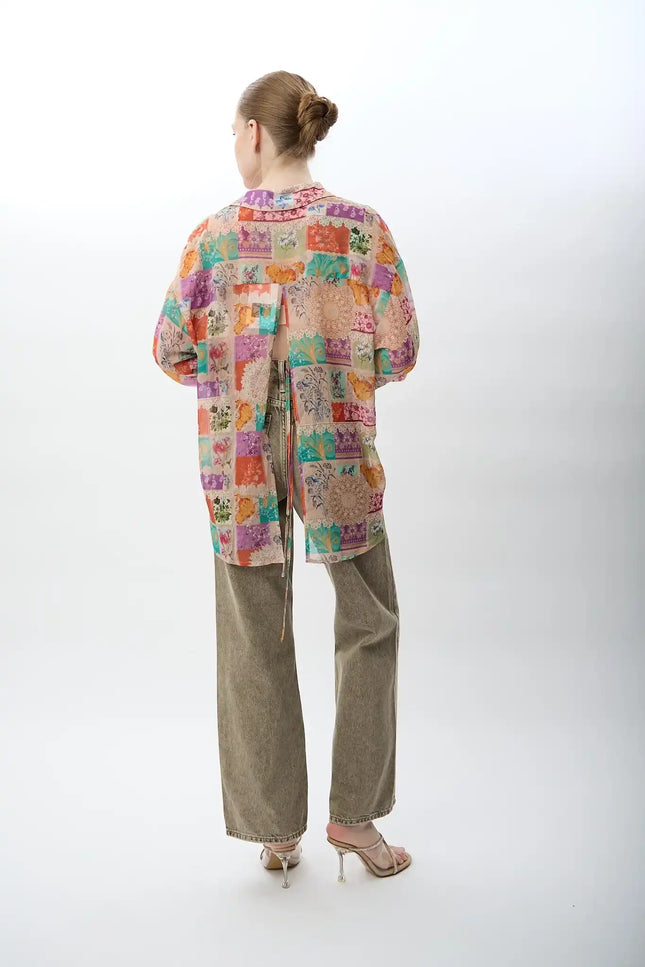 Yüksek Bel Kot Pantolon (Bej)