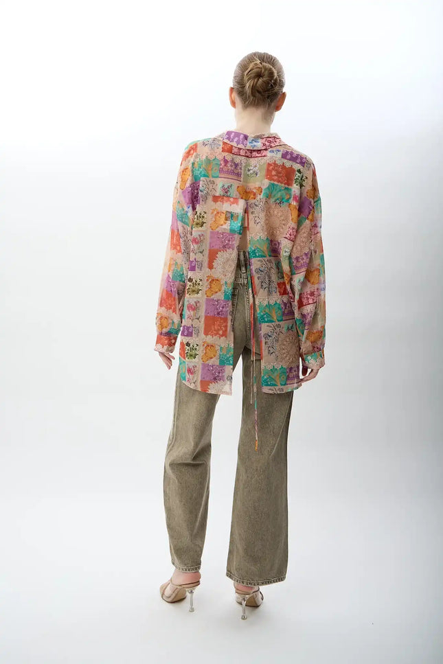 Yüksek Bel Kot Pantolon (Bej)