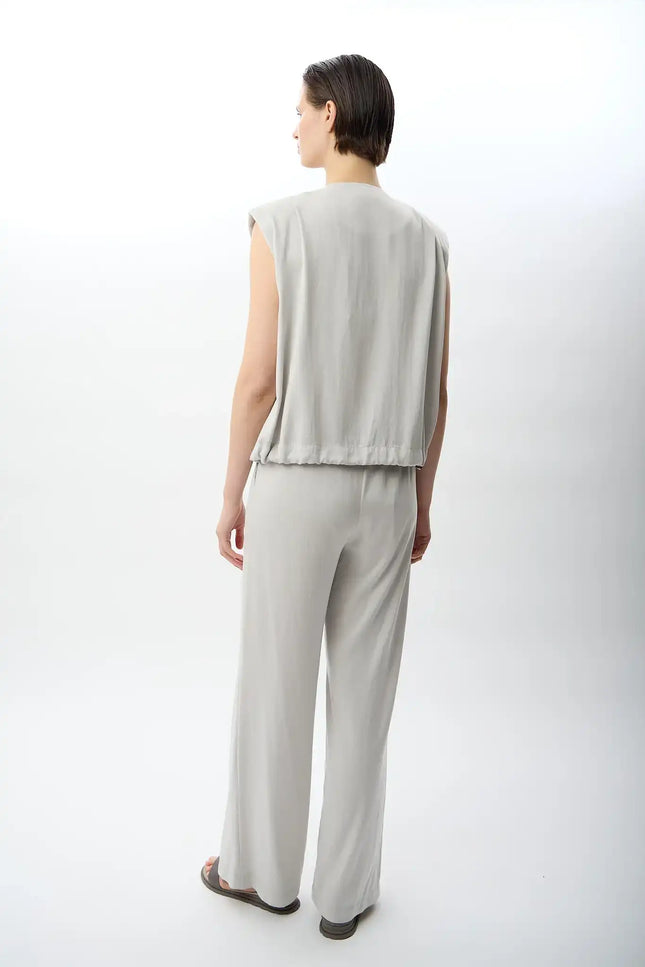 Geniş Paça Rahat Pantolon (Gri)