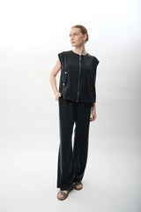 Geniş Paça Rahat Pantolon (Lacivert)