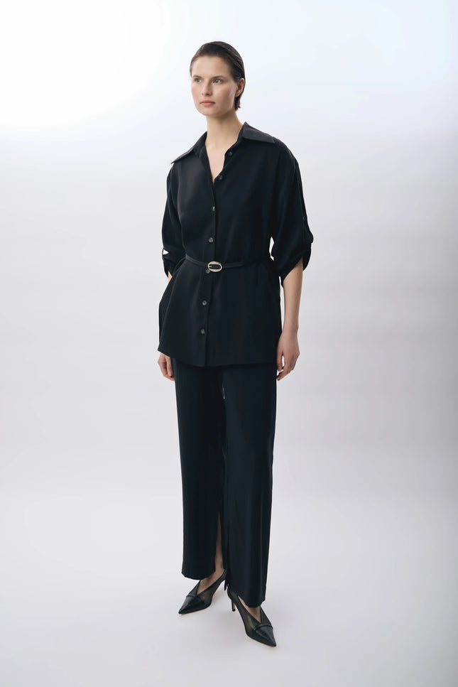 Bol Kesim Pantolon (Siyah)