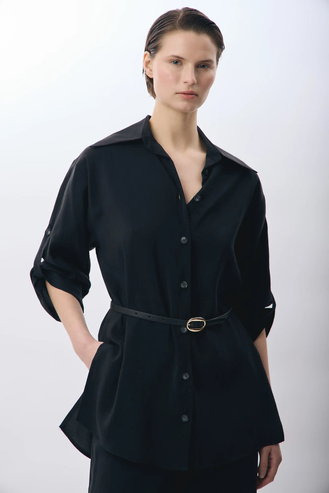 Bol Kesim Pantolon (Siyah)