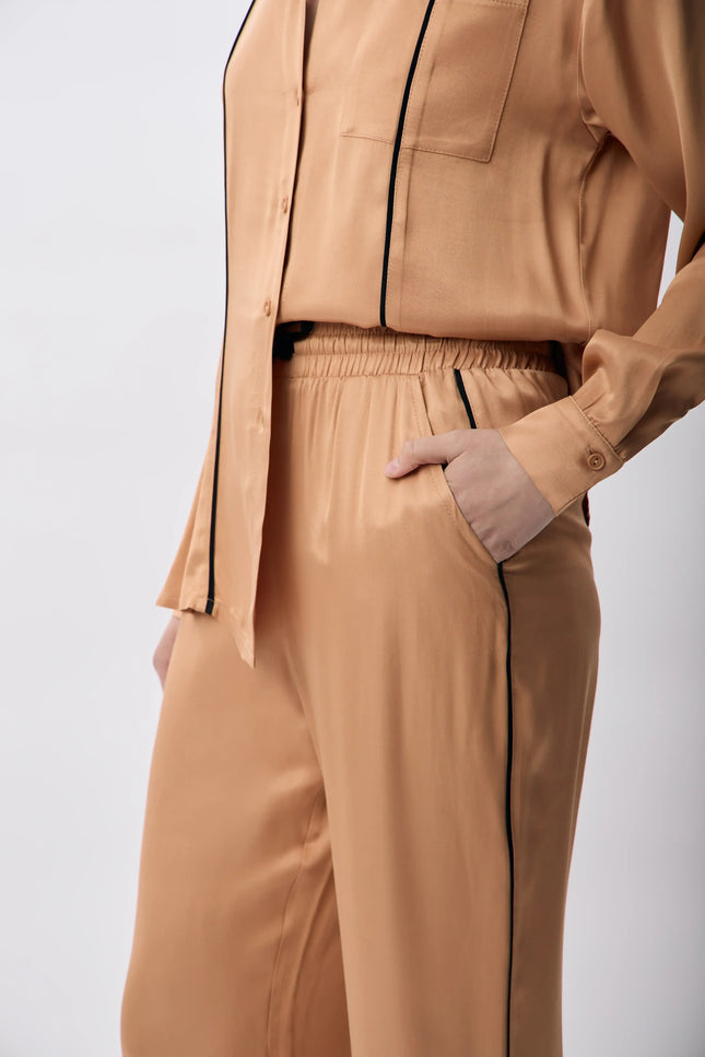 Bol Paça Rahat Kesim Pantolon (Bakır)