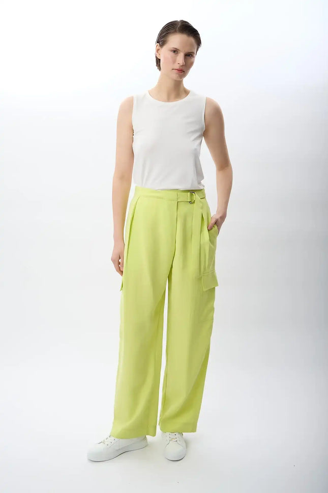 Kemerli Salaş Pantolon (Yeşil)