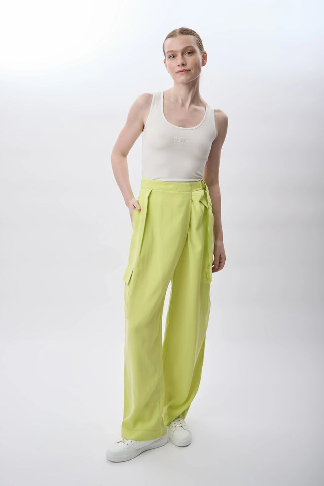 Kemerli Salaş Pantolon (Yeşil)