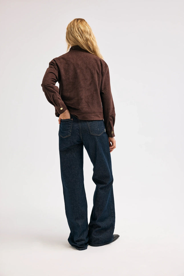 Kahverengi Süet Ceket