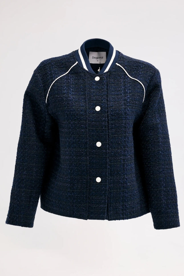 Metal Düğmeli Lacivert Ceket