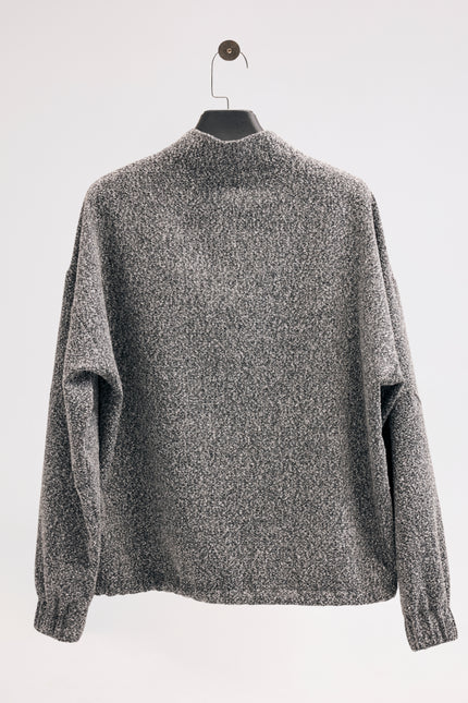 Fermuarlı Sweatshirt (Gri)