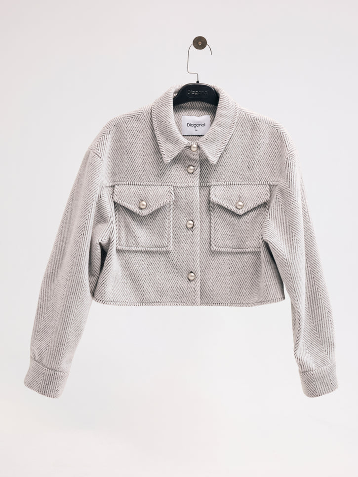 Bomber Ceket (Gri)