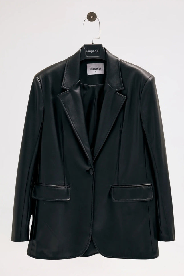 Deri Siyah Ceket