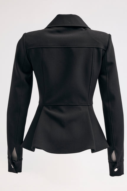 Fermuarlı Blazer Ceket