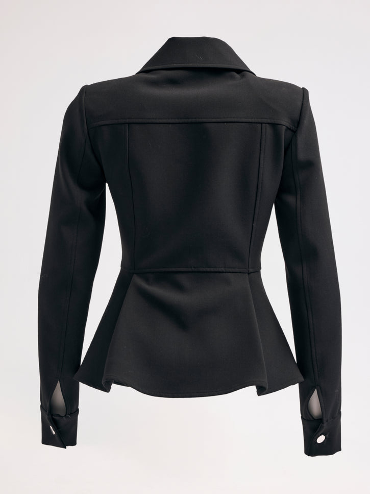 Fermuarlı Blazer Ceket