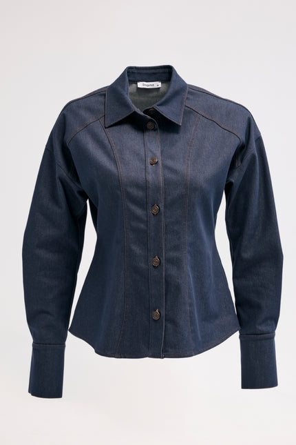 Denim Gömlek (Lacivert)