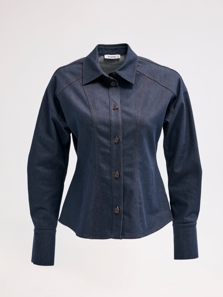 Denim Gömlek (Lacivert)