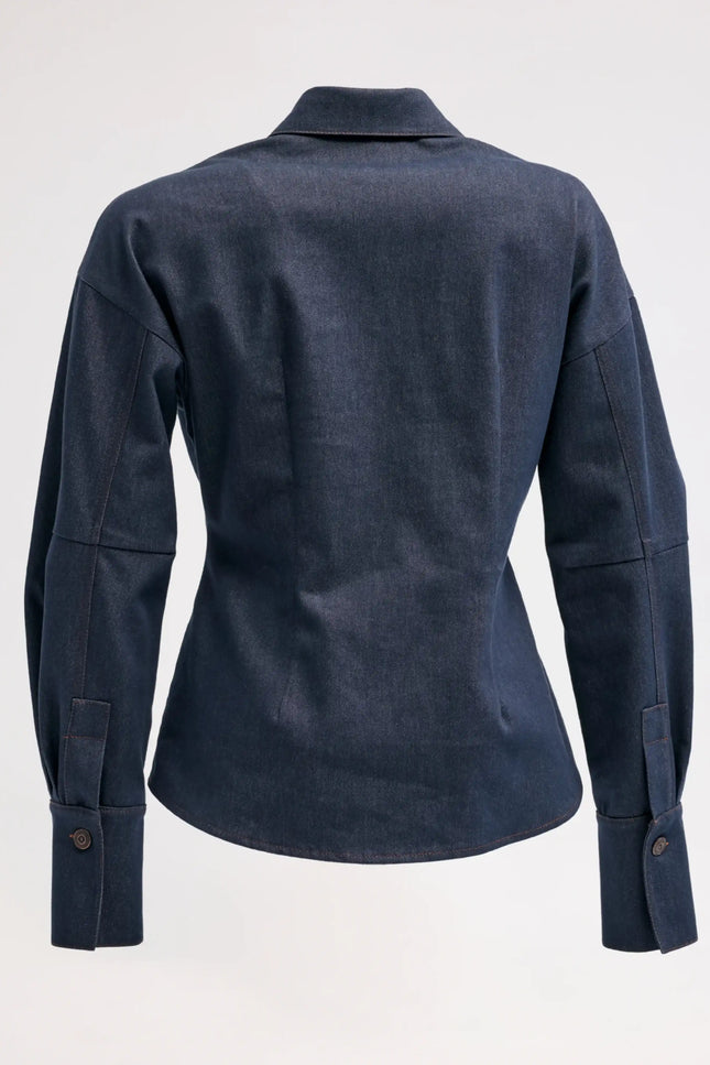 Denim Lacivert Gömlek