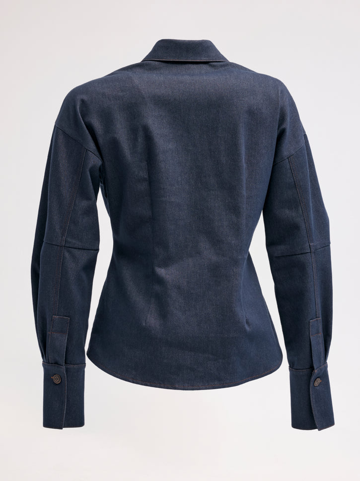 Denim Gömlek (Lacivert)