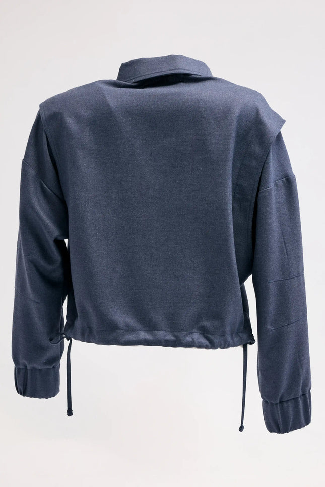 Bomber Lacivert Ceket