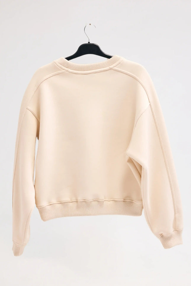 Bej Sweatshirt