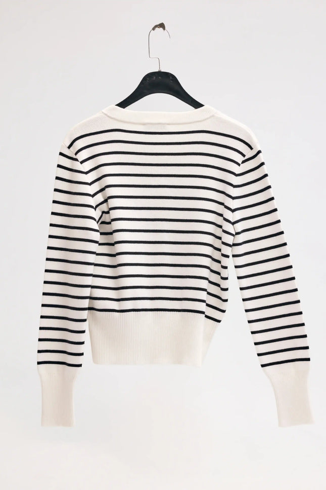 Triko Çizgili Ceket