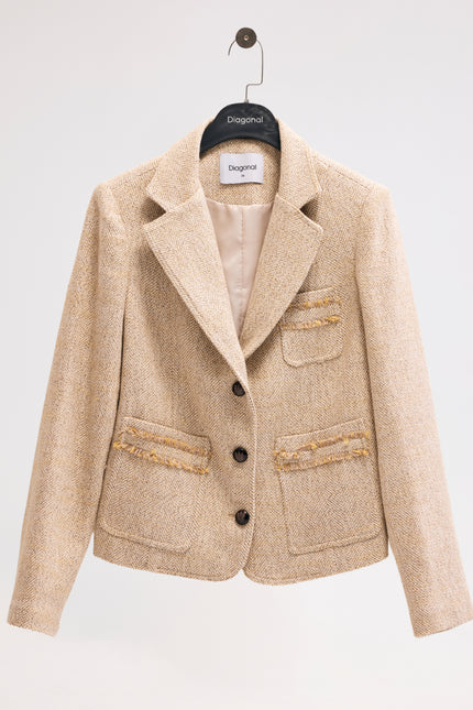 Blazer Ceket (Bej)