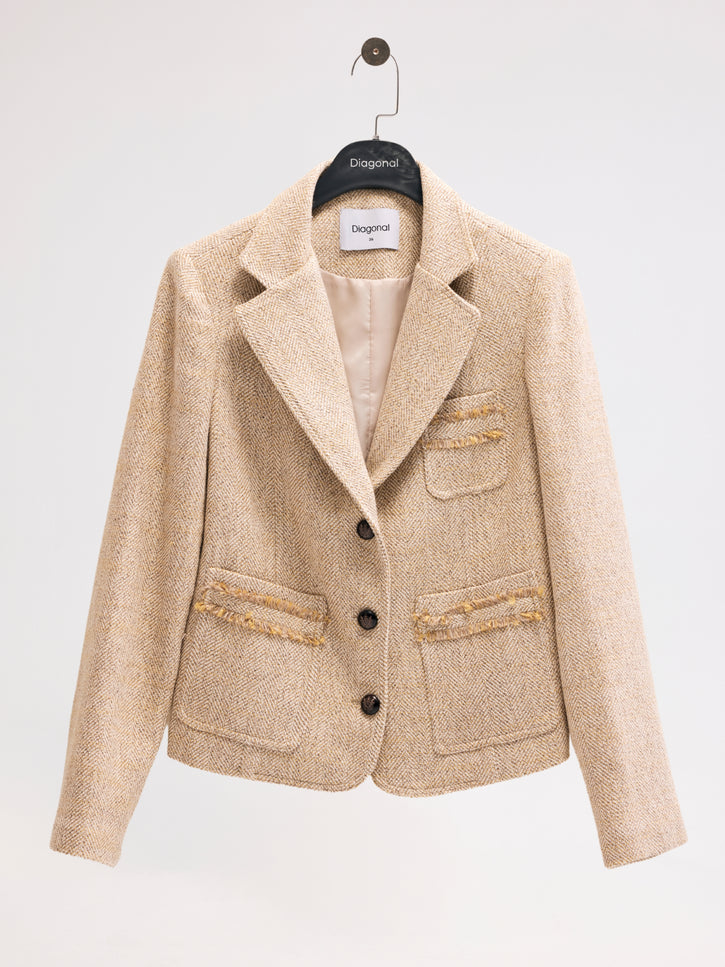 Blazer Ceket (Bej)