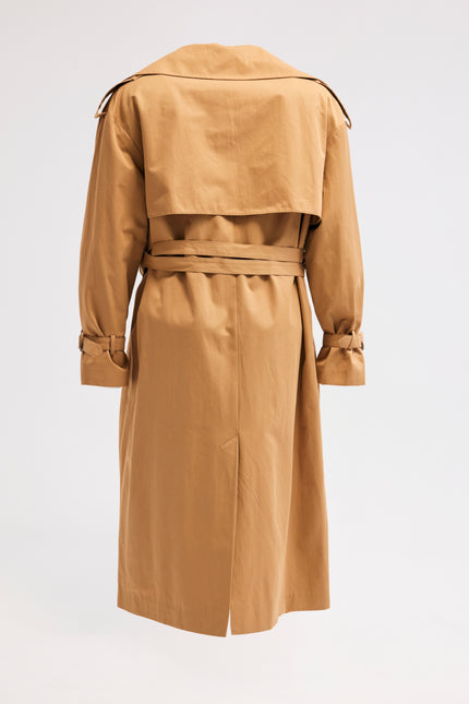 Kuşaklı Trençkot (Camel)