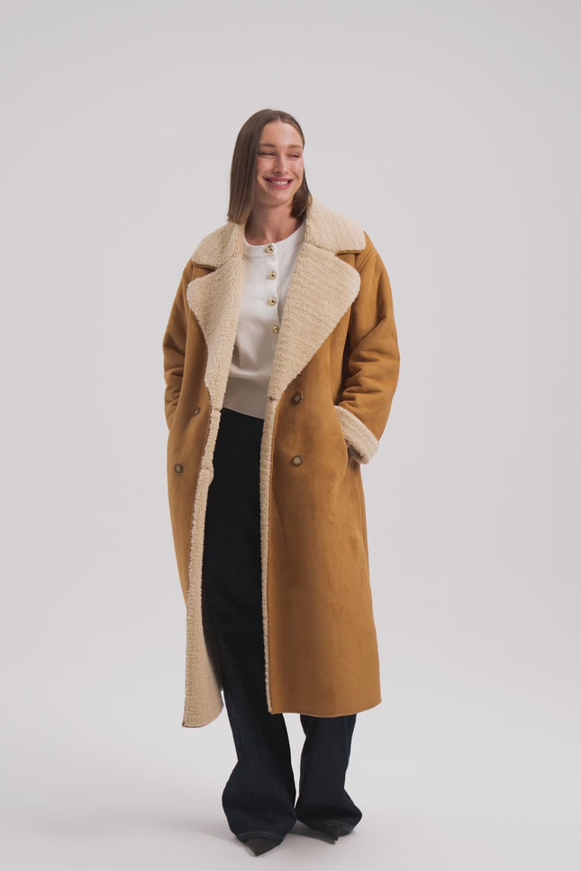 Uzun Taba Renk Kaban