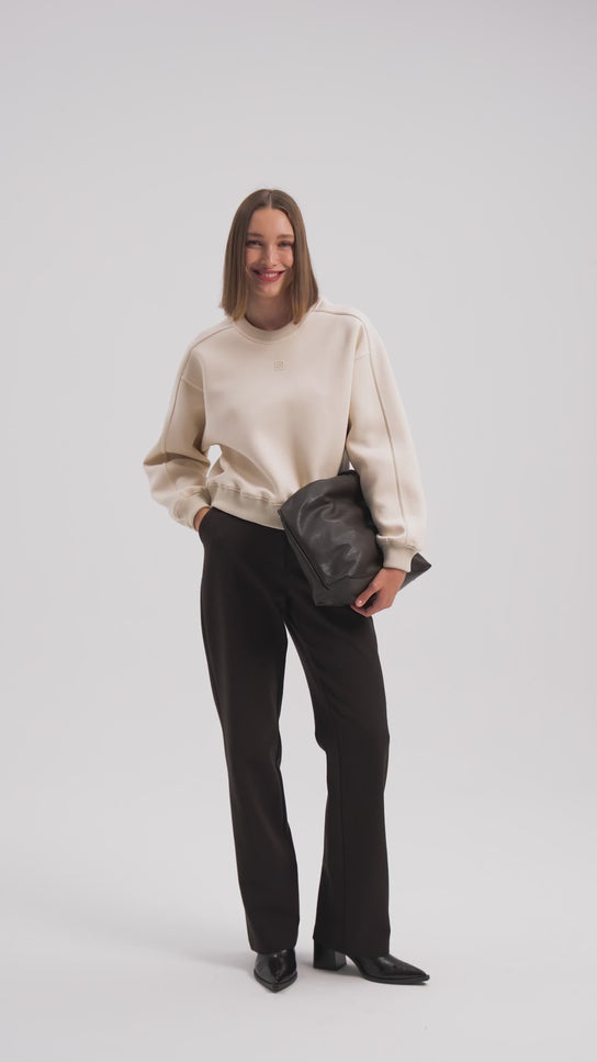 Bej Sweatshirt