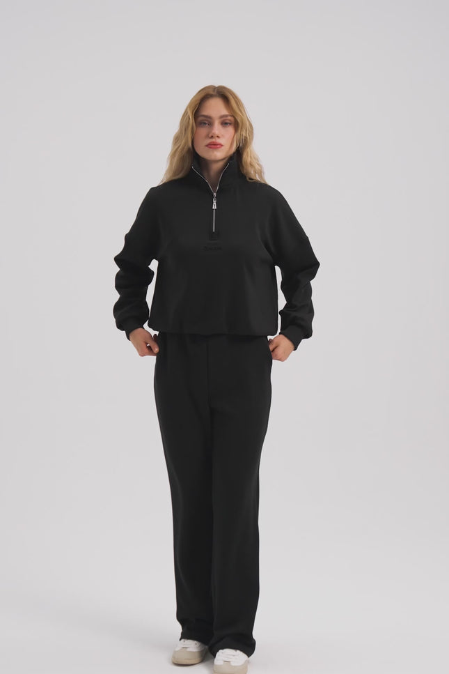 Örme Siyah Pantolon